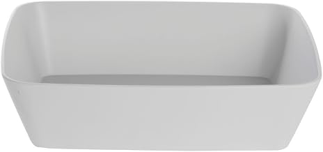 Serving Bowl White Soft Square - 13"L x 10 1/2"w x 3 1/5"H