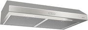 Broan-NuTone BCDF130SS 30-Inch Convertible Under-Cabinet Range Hood with Easy Install System, 375 Max Blower CFM, Stainless Steel