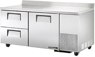 True TWT-67D-2 Worktop Refrigerator Solid Door and Drawer Deep