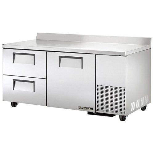 TWT-67D-2 Worktop Refrigerator Solid Door and Drawer Deep by TRUE – Stainless-Steel, Model TWT-67D-2~SPEC1_457159