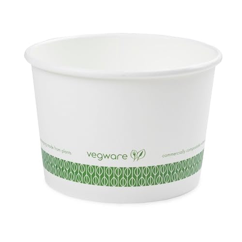Vegware 16oz / White / Container Food Storage Containers