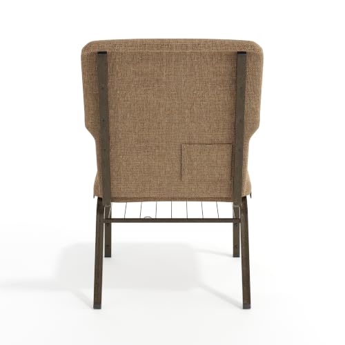 Flash Furniture Mixed Tan Fabric/Gold Vein Frame / Set of 1 / Classic Chairs