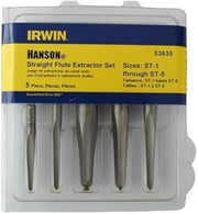 IRWIN Industrial Tool 53635 Straight Flute Screw Extractor, 5-Pc. - Quantity 15
