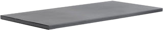 Global Industrial Steel Square Edge Workbench Top, 12 Gauge Steel, 60" W x 30" D x 1-3/4" Thick, Black