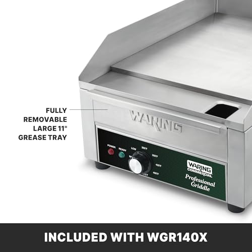 Waring 14 Inch | Model WGR140X / 14 Inch / Silver Commercial Griddles
