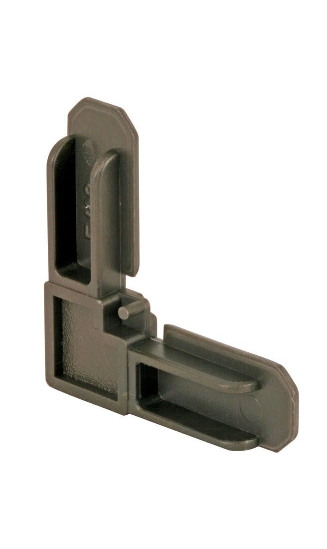 Prime-Line Corner Frame 3/4" X 7/16" Bronze Bagged / by Slide-Co – 3/4" x 7/16", Plastic, Bronze, Model PL14259