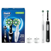 Oral-B Black & White / 2 Count (Pack of 1) / 2 Handles Rotating