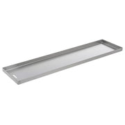 Food Pan with Drain Holes Stainless Steel - 24" L x 6" W x 3/4" D by HUBERT – Stainless Steel, Model SPDS-06240.75