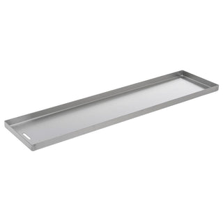 Food Pan with Drain Holes Stainless Steel - 24" L x 6" W x 3/4" D by HUBERT – Stainless Steel, Model SPDS-06240.75