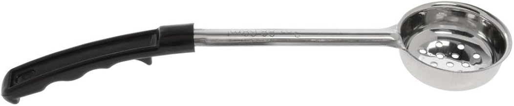 HUBERT 3 oz Perforated Portion Control Server Stainless Steel with Black Plastic Handle