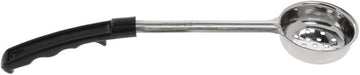HUBERT 3 oz Perforated Portion Control Server Stainless Steel with Black Plastic Handle