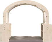 Flash Furniture Bright Beginnings Kids Reading Nook with Canopy, Brown (MK-KE18007-GG)