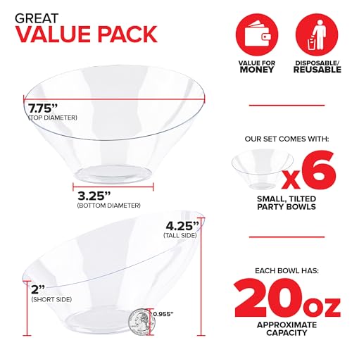 Stock Your Home 12 / Medium / Clear Bowls