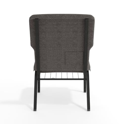 Flash Furniture Black Marble Fabric/Black Frame / Set of 1 / Classic Chairs