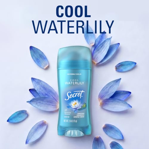 Secret Cool Waterlily / 2.6 Ounce (Pack of 3) / 3 Antiperspirant Deodorant