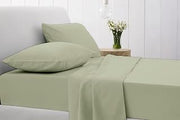 4-Pcs Premium Bedding Set-800-Thread Count 100% Cotton Silver King Bedlinen Set Long Staple Cotton, Soft Sateen Weave, Mattress Fits Upto 22'' Deep Pockets Cotton Fitted Sheet