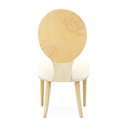 Brown Camellia Field Dining Side Chair Set of by Michael Amini – Solid; Manufactured Wood, Caramel, Model N9090003-134