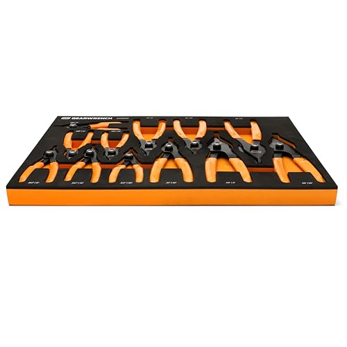 GEARWRENCH 12 Piece Foam Tray / 1 Snap-Ring Pliers
