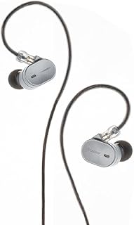 Moondrop CHU III IEM Earphones, Dynamic Driver in‑Ear Monitors, 0.78mm 2-Pin Detachable Cable HiFi Wired Earbuds (Silver)