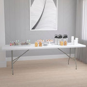 Flash Furniture Granite White / 8 feet / Standard Folding Tables