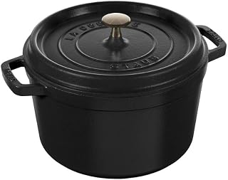 STAUB Grand Cocotte 9.4 inches (24 cm), Black 40502-285 (Black, 40502-285) RSTG901