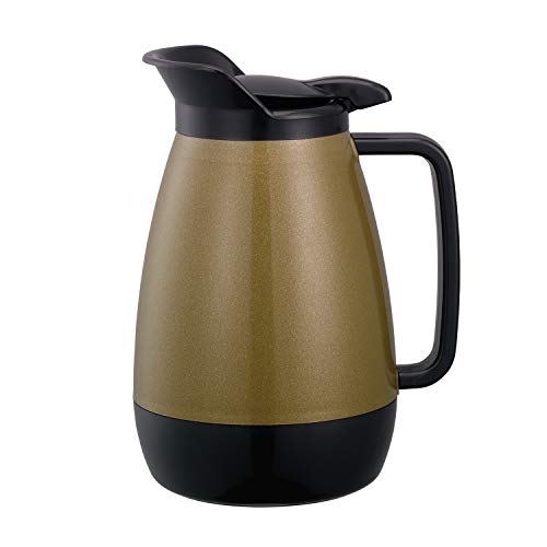 Service Ideas Gold/Black / 20.3 Ounces / 0.6 liters Thermal Carafes