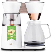 Melitta Vision 12-Cup Drip Coffee Maker, White, with 5-Pack Filters | Automatic and Programmable, Adjustable keep warm time setting and coffee strength, Touch Control