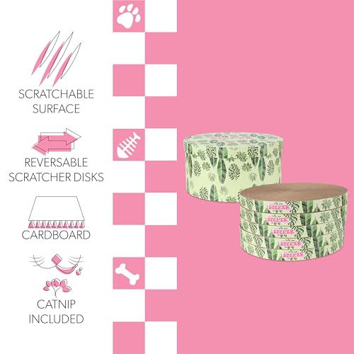THE LICKER STORE Mint/Green / 12" / Modern;Mid-Century;Classic;Transitional;Traditional;Cottage;Casual Scratching Pads