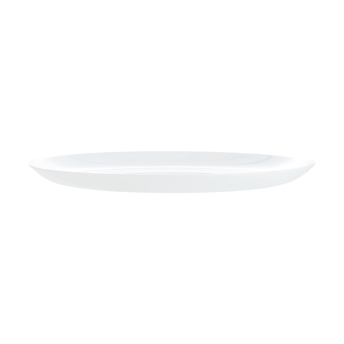 Glass Plate by Arcoroc – Teller flach 25cm, Glass, White, Model ARC N9361
