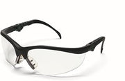 MCR Safety Klondike Plus Black Colourless Lens Work Safety Goggles / 1 Piece