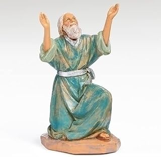 Fontanini by Roman Inc, Simeon, Prophet, 5" Collection, Nativity Figure and Accessories, Hand Sculpted and Painted (3x2x5)