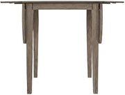 Starlight Canyon Home Acacia Veneer Drop-Leaf Counter Height Dining Table, Wire-Brushed Small Kitchen Dinner Table for Dining Room, Brushed Bisque