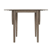 Starlight Canyon Home Acacia Veneer Drop-Leaf Counter Height Dining Table, Wire-Brushed Small Kitchen Dinner Table for Dining Room, Brushed Bisque