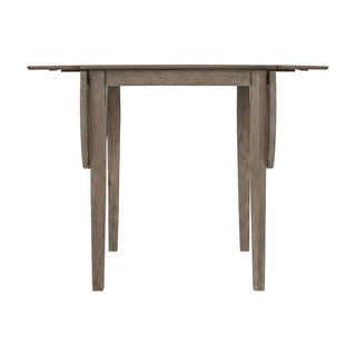 Starlight Canyon Home Acacia Veneer Drop-Leaf Counter Height Dining Table, Wire-Brushed Small Kitchen Dinner Table for Dining Room, Brushed Bisque