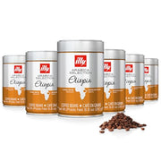 illy Etiopia Single Origin Medium Roast / 8.8 Ounce (Pack of 6) / Silver Roasted Coffee Beans