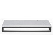 Black Display Riser with Marble Top - 3 1/5" H by HUBERT – Melamine, Black, Model 33037+34778