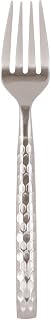 10 Strawberry Street Hammer forged Salad fork, Set of 6, Stainless Steel