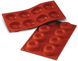 Silikomart Mould Donuts, 65mm, Terracotta