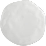 CAC China KCU-9 Cancun Coupe Plate White 9-7/8" Porcelain Round, Super white, Set of 12