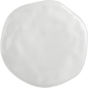 CAC China KCU-16 Cancun Coupe Plate White 10-3/4" Porcelain Round, Super white, Set of 12