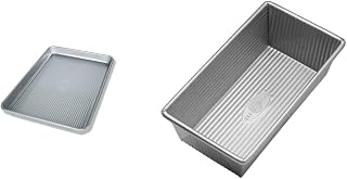 USA Pan Bakeware Jelly Roll Pan and Loaf Pan Bundle