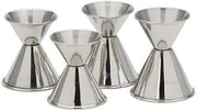 Royal Industries Jigger, Stainless Steel, 1/2 by 1, Silver