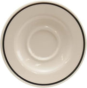 Homer Laughlin 02861191 Platinum Line 5.63 In A.D. Saucer - 36 / CS