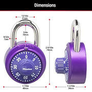 Master Lock Variety / 1 / 1 Pack, Colors may vary Combination Padlocks