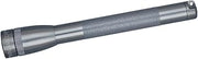 MagLite Mini Incandescent Flashlight – Compact, Water-Resistant, Twist On/Off, 2-Cell AAA Battery-Powered – Grey