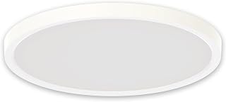 RAB Lighting Sumo LED Fixture – Low-Profile, Edge-Lit, Round/Square, 5 CCT (2700K–5000K), Wet Rated, 50,000 Hrs (Sumo-R-9, 1)