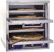Bakers Pride P44S HearthBake Counter Top Double Compartment Pizza and Pretzel Electric Oven, 26 x 28 x 28 1/2 inch -- 1 each.