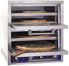 Bakers Pride P44S HearthBake Counter Top Double Compartment Pizza and Pretzel Electric Oven, 26 x 28 x 28 1/2 inch -- 1 each.