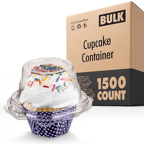 Stock Your Home 1500 Count / Transparent / 1.75 inches Food Storage Containers