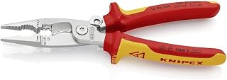 KNIPEX 13 96 200 Pliers for Electrical Installation VDE-tested with opening spring